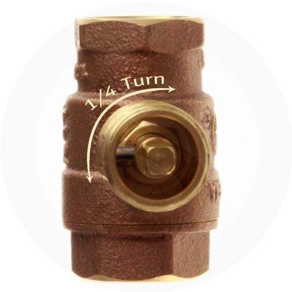 HPC Fire 3/4 Inch Straight Gas Fire Pit Shut Off Valve Kits - Image 3