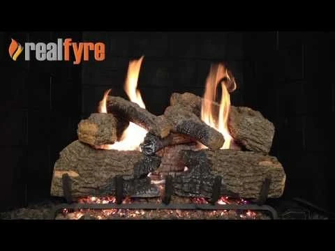 Real Fyre CHD Charred Oak Vented Gas Log Set, Stainless Steel, ANSI Certified - Image 5