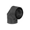 DuraVent 58DVA-E90B DirectVent Pro Black 90 Degree Elbow