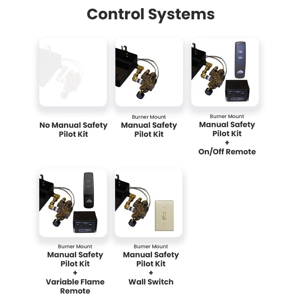 Hargrove 30-Inch Blazing River Stones Full Pan Vented Gas Set With Burner Kit (HGFRR30-FPB) - Image 4