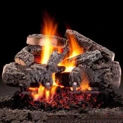 Hargrove Cross Timbers Vented Gas Log Set With ANSI Certified Hidden Control Burner Kit (HGCTSAA-HCB-ANSI)