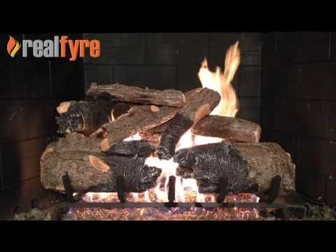 Real Fyre CHAO Charred American Oak Vented Gas Log Set, Stainless Steel, ANSI Certified - Image 5
