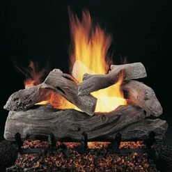 Rasmussen SS-ML-Kit Manzanita Series Stainless Steel Fireplace Log Set