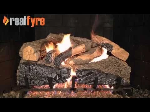 Real Fyre CHMJ Charred Majestic Oak Vented Gas Log Set - Image 5