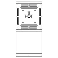 Majestic SLK-SNKD SL 14-Inch Vertical Rise Snorkel Cap With Firestop