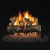 Real Fyre HCHR Burnt Rustic Oak Vented Gas Log Set, Stainless Steel, ANSI Certified