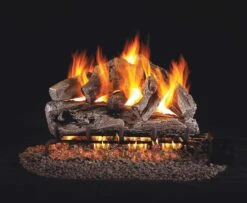 Real Fyre RRO Rugged Oak Vented Gas Log Set
