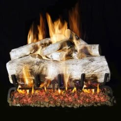 Real Fyre MBW Mountain Birch Vented Gas Log Set, ANSI Certified