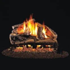 Real Fyre RRSO Rugged Split Oak Vented Gas Log Set, ANSI Certified
