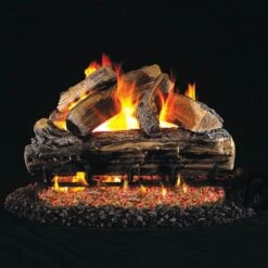 Real Fyre S Split Oak Vented Gas Log Set, ANSI Certified