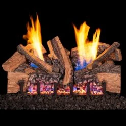 Real Fyre FTSO Foothill Split Oak Ventless Gas Log Set, ANSI Certified